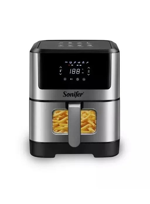 Sonifer Air Fryer SF-1018 With Digital LED Display (1500W, 6L)