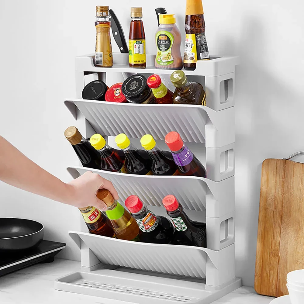 Kitchen 3 Layered Storage Rack