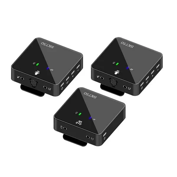 SK750 Dual Wireless Lavalier Microphone