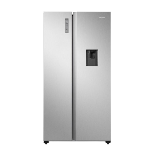 Hisense 564 L Side By Side Refrigerator - Silver