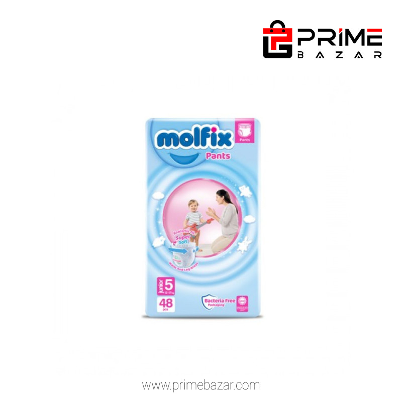 Molfix Jumbo Pants Junior 12-17 Kg 48 Pcs (Made in Turkey)