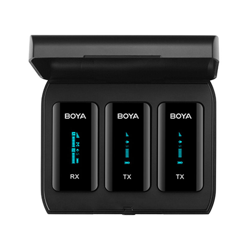 BOYA BY-XM6-K2 2.4GHz Ultra-Compact Wireless Microphone System Kit