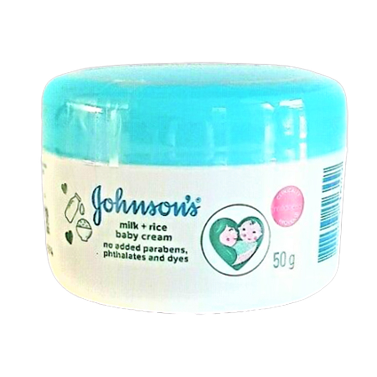 JOHNSON'S Milk + Rice Baby Cream 50g Thailand