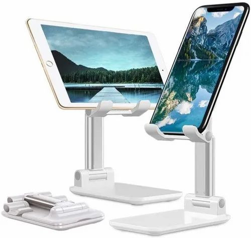 Folding Desktop Phone Stand – White Color