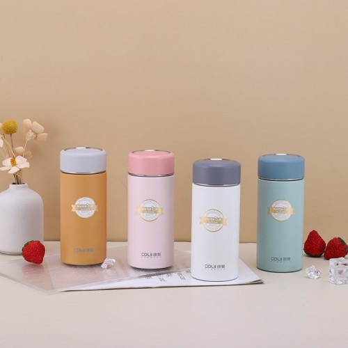 350 ml PORTABLE STAINLESS STEEL VACUUM FLASK FOR HOT & COLD DRINKS WITH FILTER