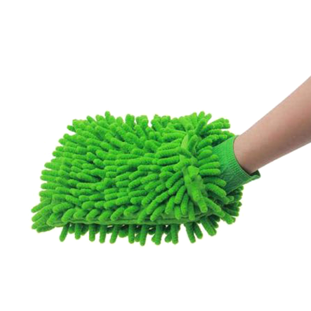 Microfiber car or bike cleaning gloves & soft towel