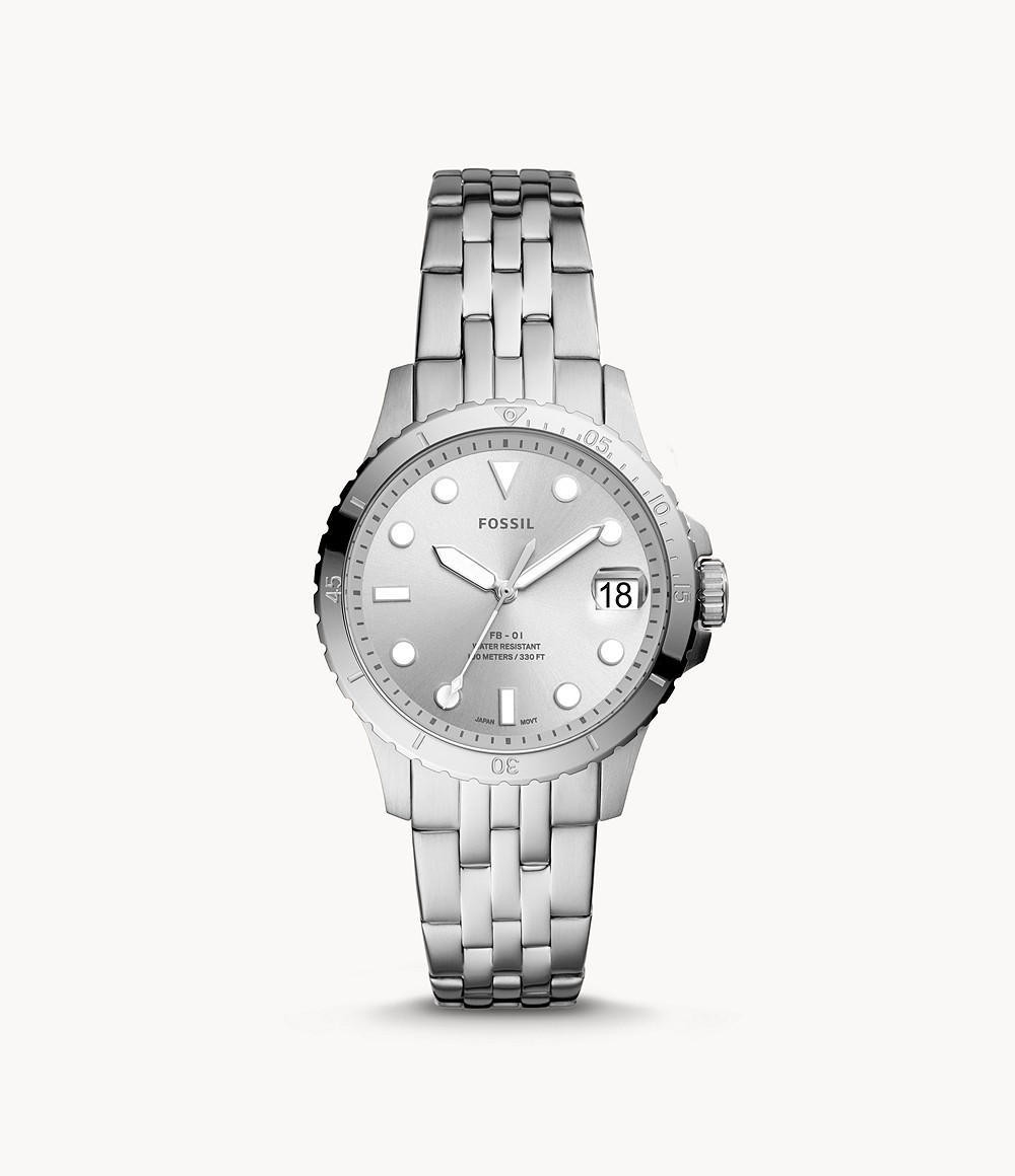 Fossil ES4744 Three-Hand Date Stainless Steel Women’s Watch