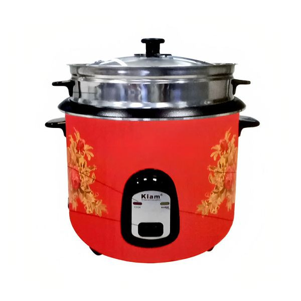 Kiam SFB-5704 2.8 liter Stainless Steel + Non-Stick Double Pot Rice Cooker