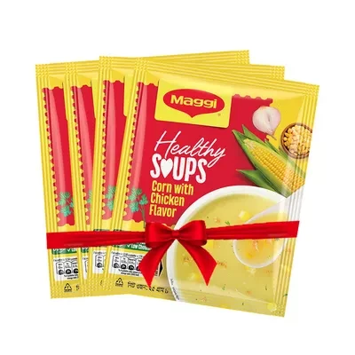 Nestlé Maggi Healthy Soup Corn With Chicken 25 gm 4 pcs