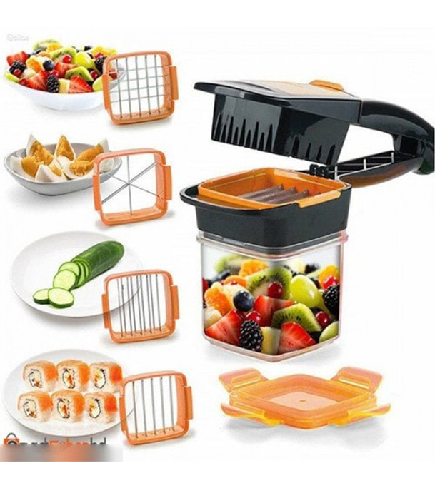 Nicer dicer Multi-function Fast 5 in 1 Food Fruit Vegetable Onion Cutter Slicer Chopper Kitchen Tools