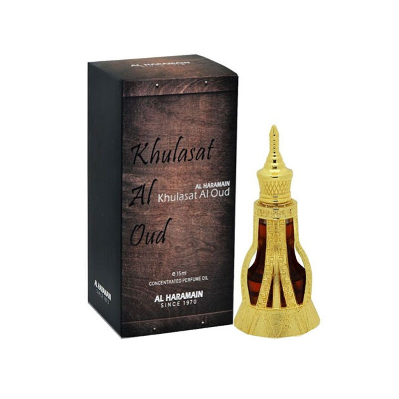 Al Haramain Khulasat Al Oud 15ML Attar For Unisex