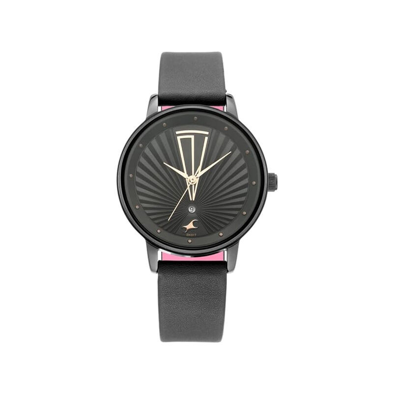 Fastrack NR6206NL02 Ruffles Quartz Analog Leather Strap Women’s Watch