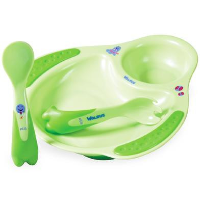 Pur Walrus Meal time Set - Plate & Cutlery
