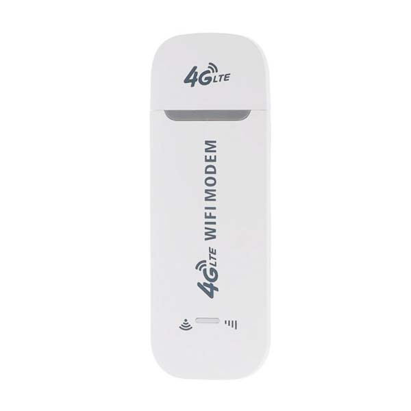 4G LTE WiFi Modem- Support All Bangladesh SIM Cards- White Color