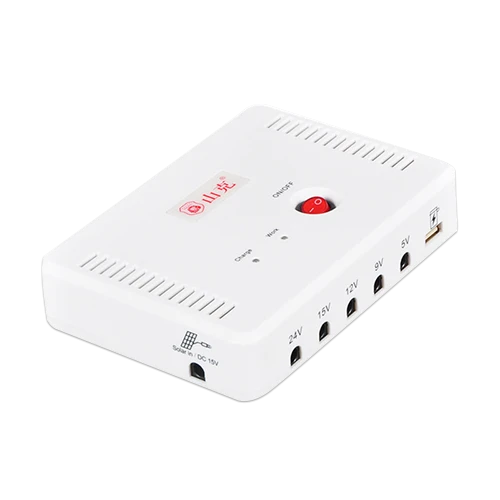 SKE SK616 Mini UPS For Wifi Router + ONU + IP Cam/CC Cam ( 13,200mAh With 5 Output)