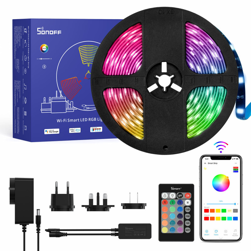 WiFi + Bluetooth RGB LED Strip