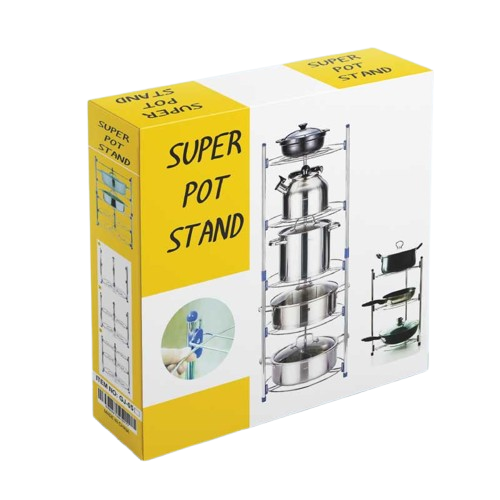 Super Pot Stand 5 Layer Kitchen Pot Organizer