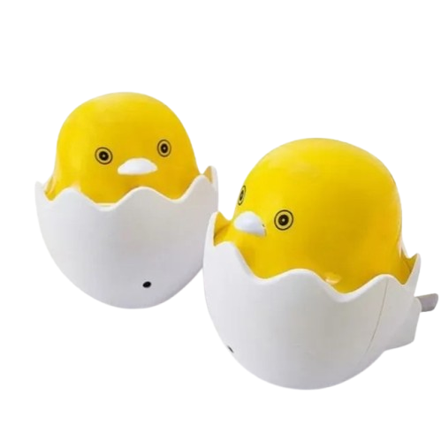 Yellow Duck With Egg Shape Led Night Light