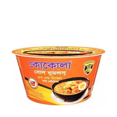 Cocola Bowl Noodles Egg & Chicken 65 gm