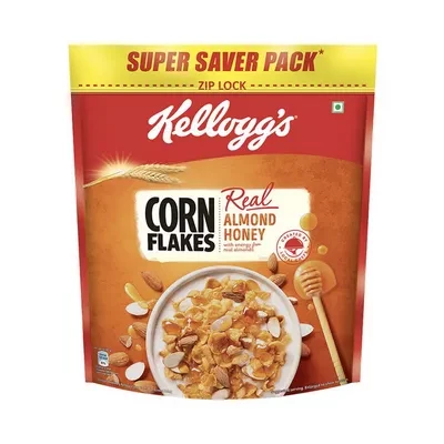 Kellogg's Corn Flakes Real Almond Honey Cereal 1 kg