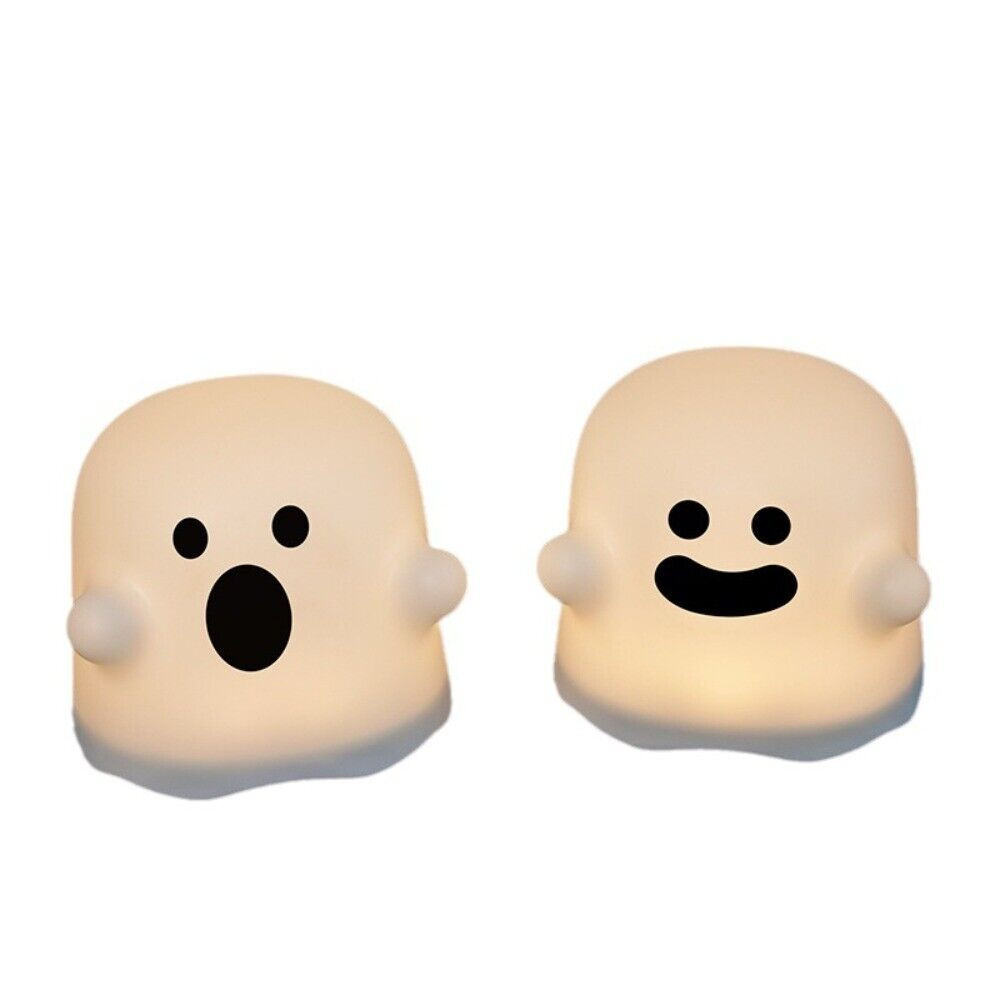 Cute Boo Ghost Silicone Lamp Touch Sensor Dimmable LED Ghost Night Lights For Children Bedroom