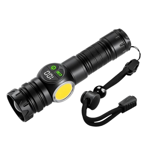 GearUP K60 Rechargeable Flashlight 10W COB + LED Torchlight