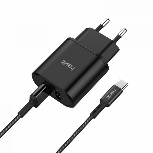 HAVIT® HV-ST822 2 In 1 USB Charge Kit With USB To Lightning Cable