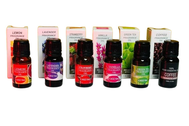 Pure Essential Oil For Humidifier Fragrance Aroma Diffuser (6pcs Package)