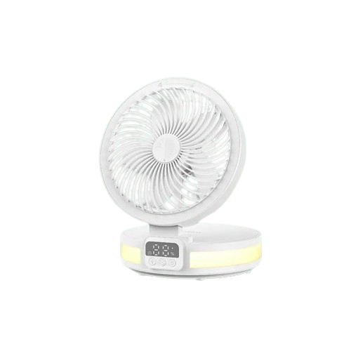 WiWu FS05 Rechargeable Fan (4000mAh Battery, LED Display Controll Panel)- White Color