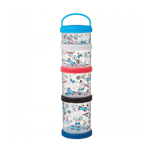 Smiggle Happy Snack N Stack Containers X4