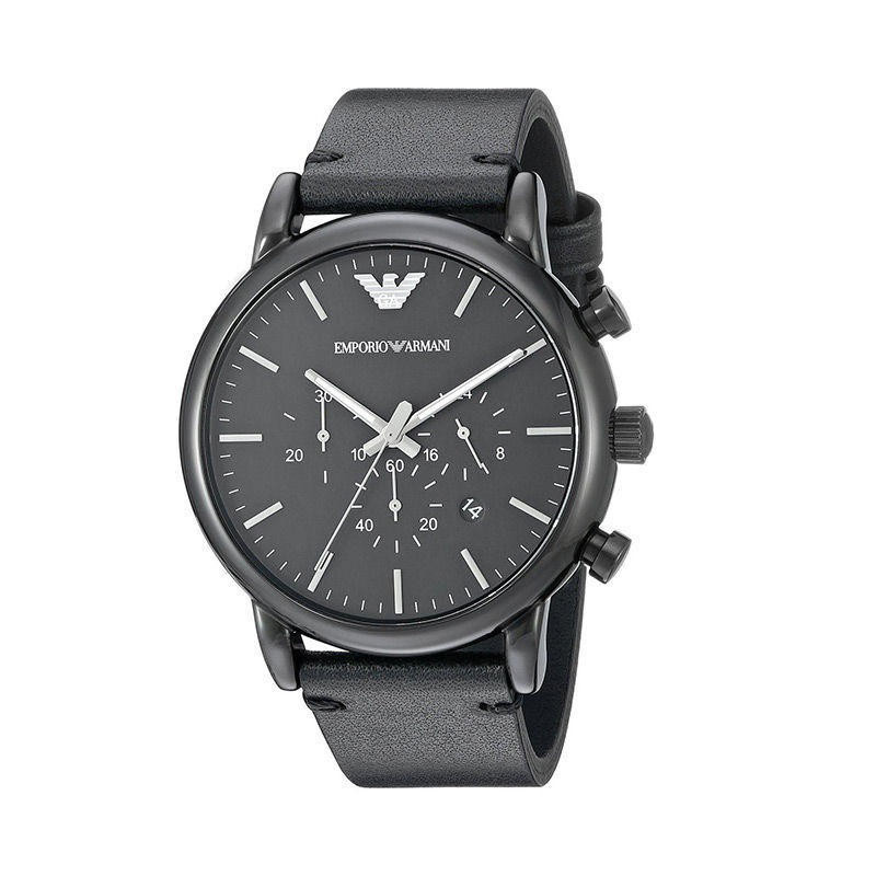 Emporio Armani AR1918 Leather Strap Men's Watch