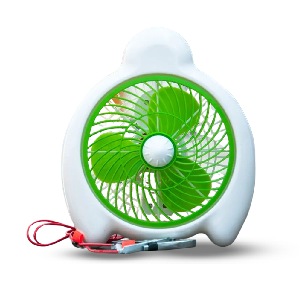 Table Fan, Desktop Fan, 12 Volt DC Battery Operated Fan, Model Dabai
