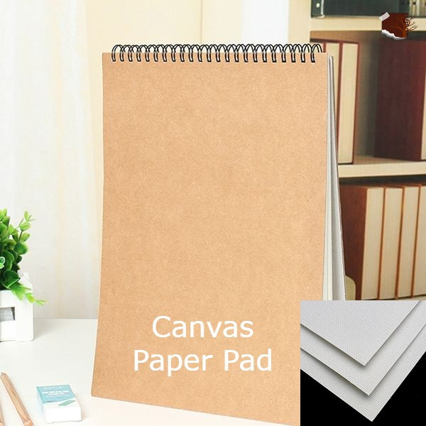 Canvas pad for acrylic water and oil color A5 / A4 / A3 size 12 Sheet