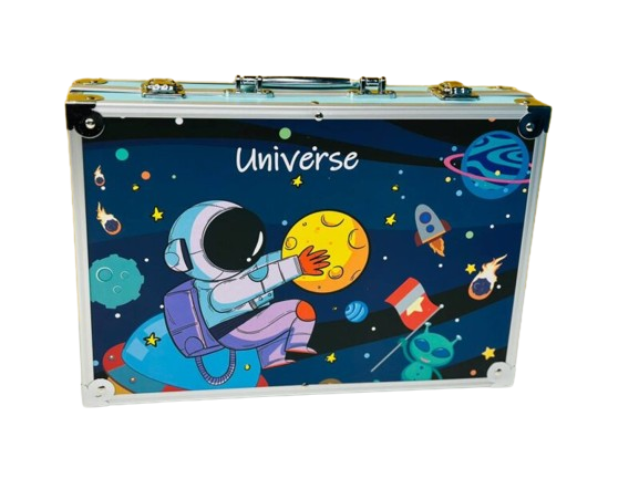 145 Piece Art Studio Colouring Briefcase Art Painting With Aluminum Case