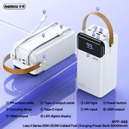 Remax RPP-565 60000mAh 22.5W Power Bank