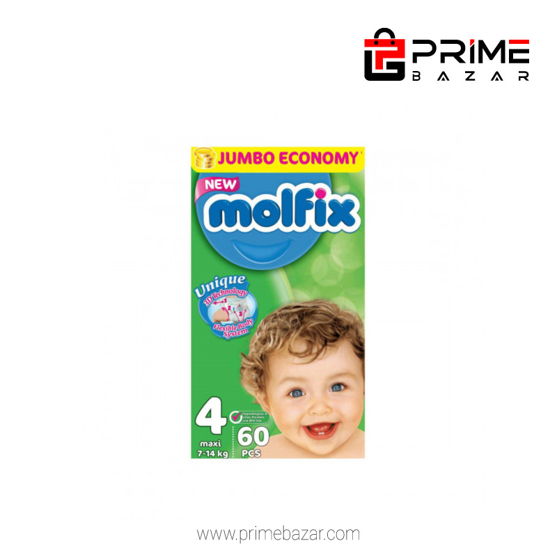 Molfix Jumbo Maxi Belt 7-14 Kg 80 Pcs (Made in Turkey)