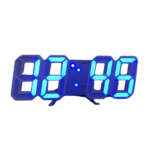 3D LED Digital Clock Glowing Decoration Wall or Table Clock
