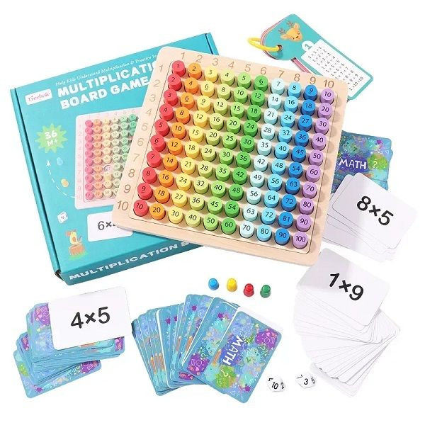 Multiplication Board For Children, Counting Number Board For Home Early Learning