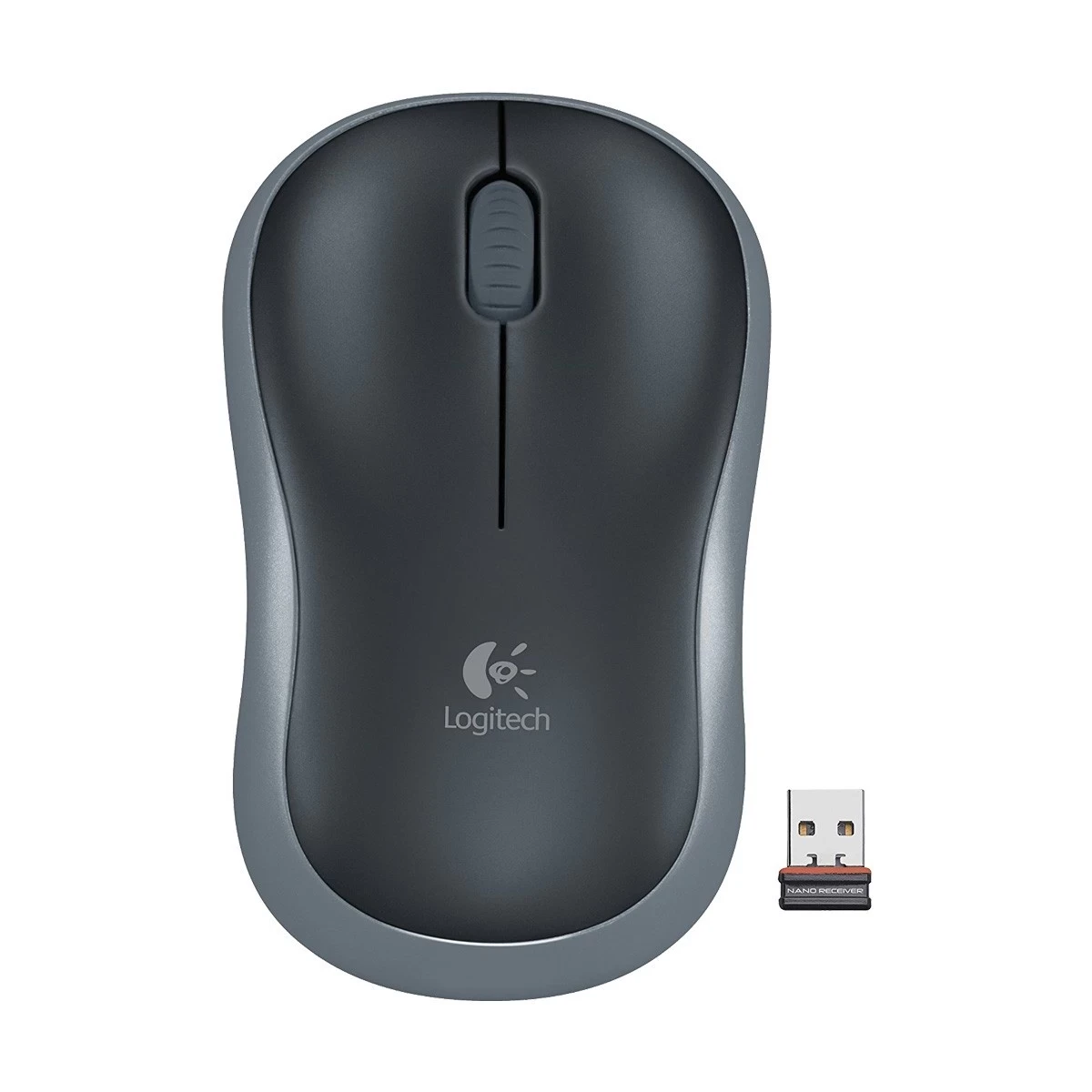 Logitech M185 Wireless Mouse – Gray Color