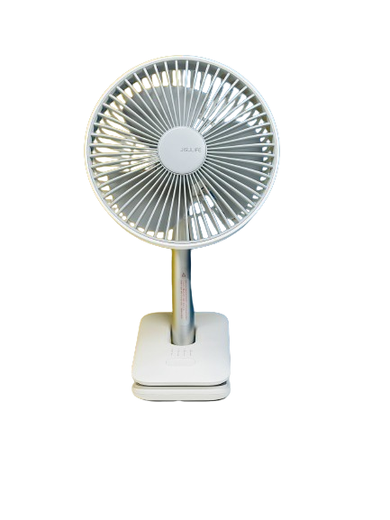 JISULIFE FA13R Rechargeable Clip Fan (8000mAh)- White Color