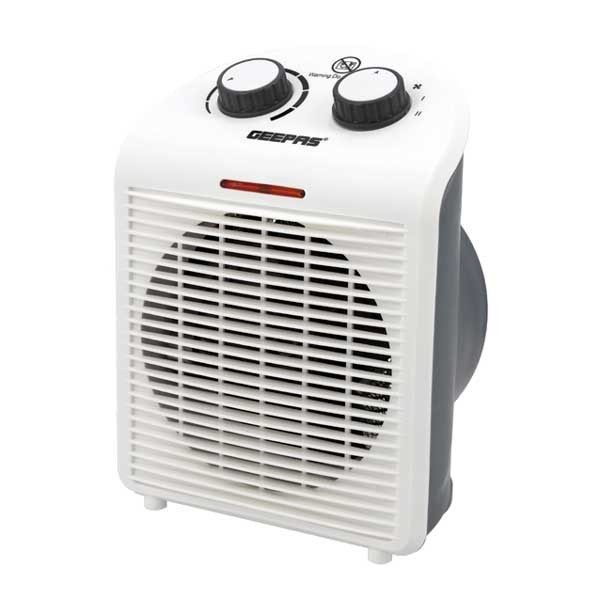 Geepas GFH28520 Fan Heater With 2 Heat Setting