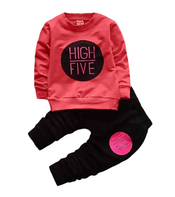 Stylish Winter KIDs Sweat Shirt & Pant Combo Set