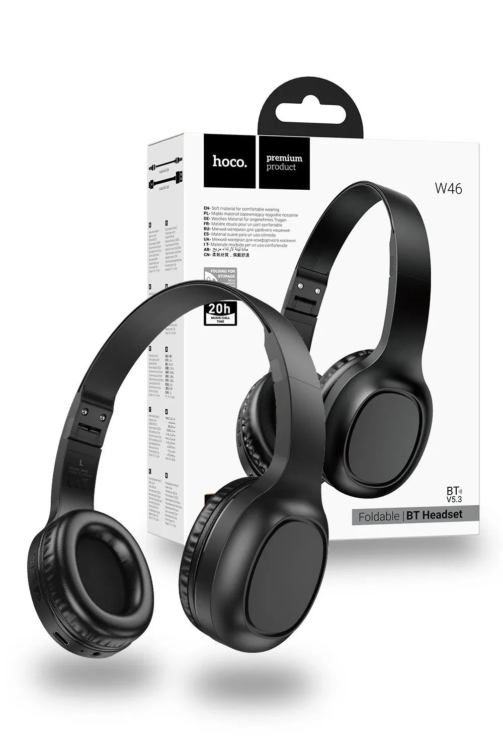 Hoco W46 Headphones HIFI Audio Bluetooth