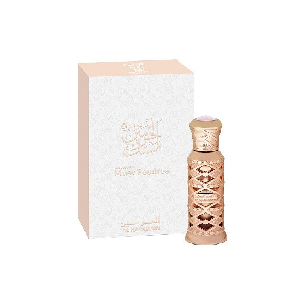 Al Haramain Musk Poudree 12ML Attar For Unisex