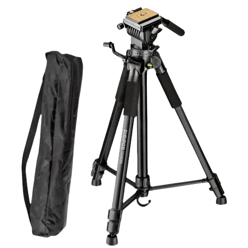 Best Quality Video Tripod For DSLR, Camcorder, Smartphone- DIGIPOD TR-688V (5.5 feet)