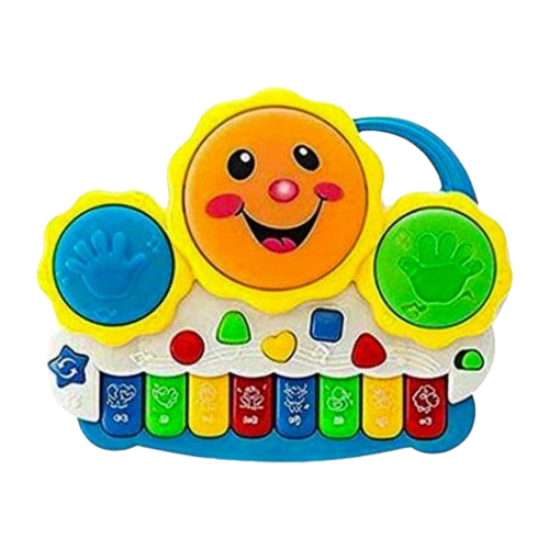 Drum Keyboard Musical Toy (Multicolor)