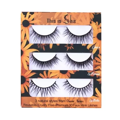 TIS Au Natural Eyelashes 3 Pair 1 set