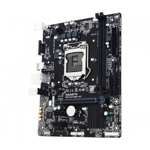 GIGABYTE GA-H110M-S2 Micro ATX Motherboard