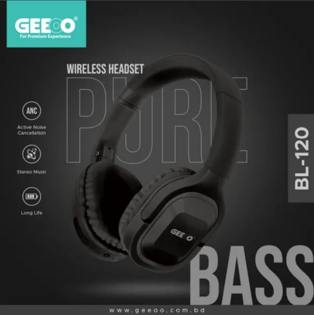 Geeoo BL 120 ANC Wireless Headset