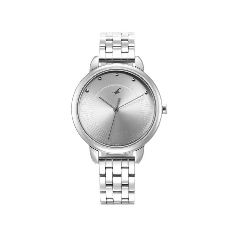 Fastrack 6282SM01 Stunner Metal Strap Silver Women’s Watch
